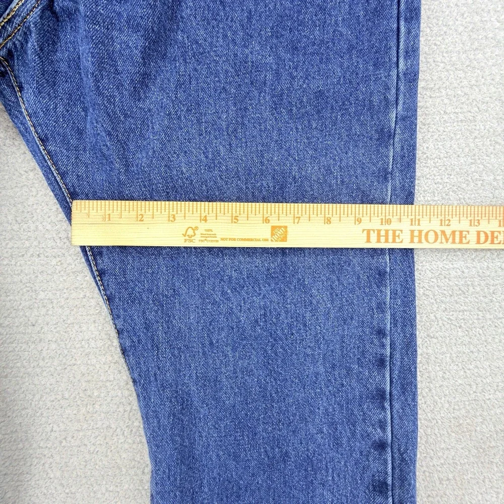 Levis 517 Jeans Mens 36x30 Blue Medium Wash Bootcut Cowboy Western 100% Cotton